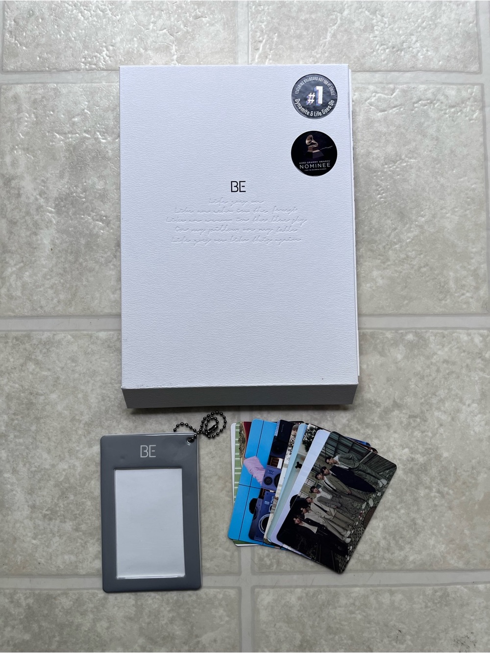 BTS BE ESSENTIAL EDITION ALBUM With Photocards Holder Keychain